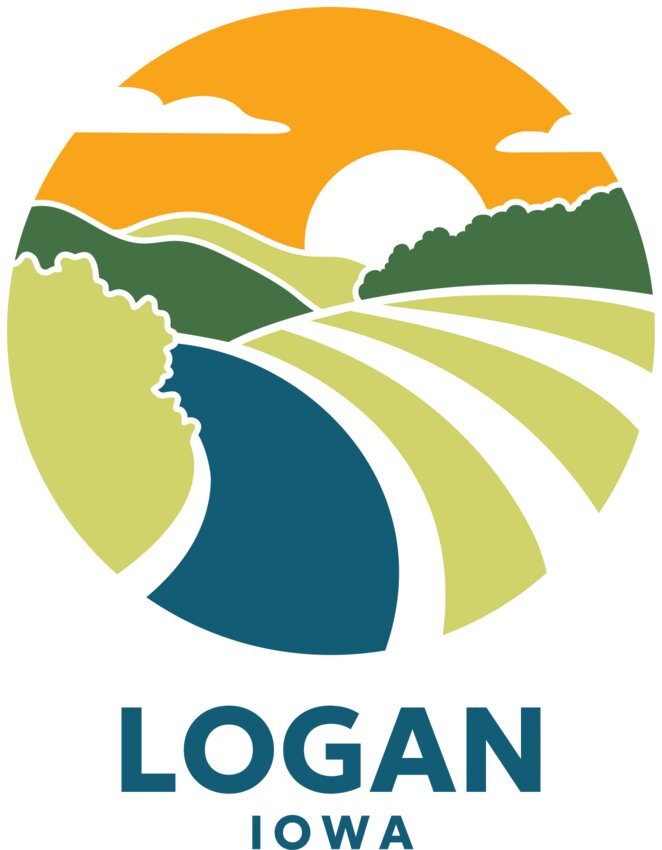 The City of Logan and Logan Chamber of Commerce have unveiled new branding, pulling inspiration from the area's surrounding farmland, the Loess Hills and the Boyer River.