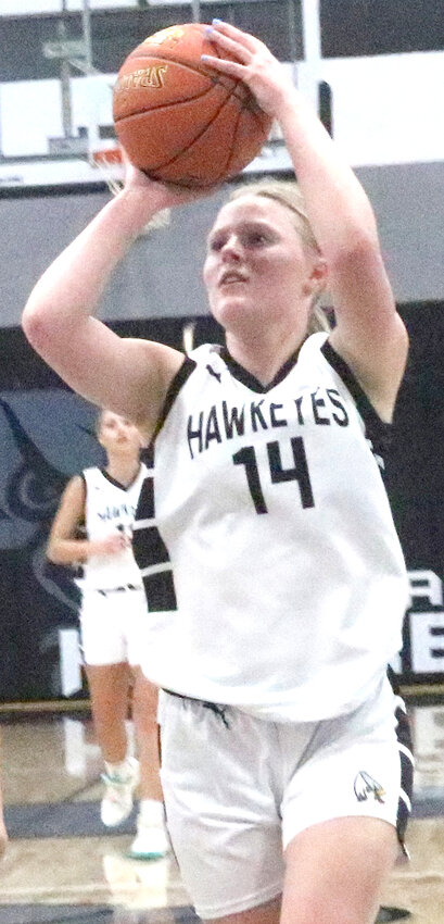 West Harrison's Maclayn Houston became the school's fifth 1,000 career piont scorer in the five-on-five era on Dec. 8, 2023, and the school's career leadering scorer on Feb. 5, 2024.