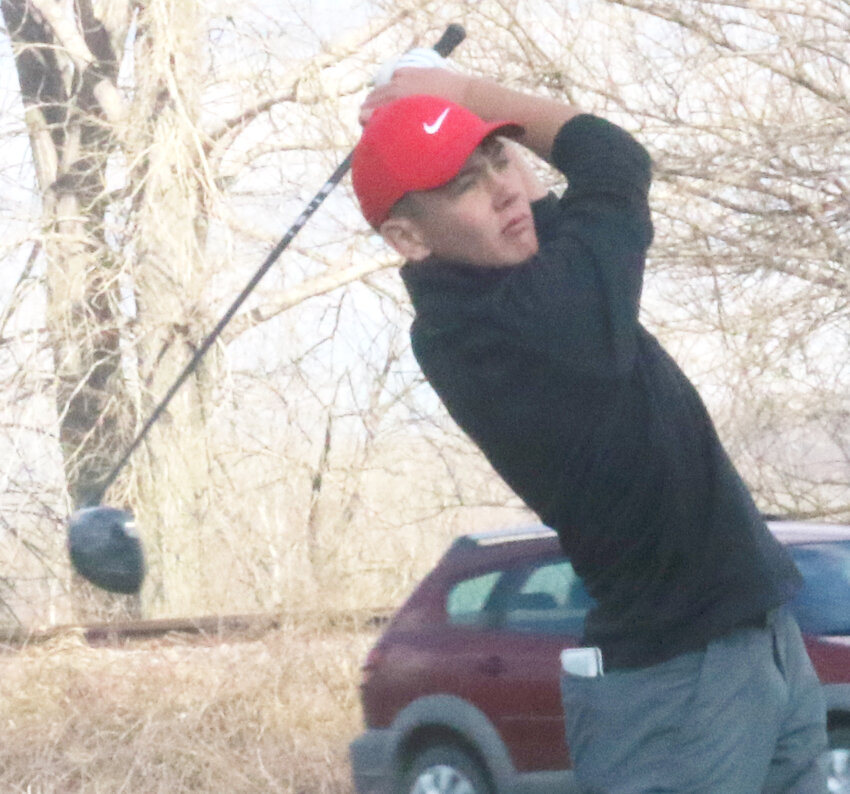 Missouri Valley's Jackson Tennis has set the pace for the Big Reds golf team at the halfway point of the season.  He took home medalist honors at the MV Golf Invitational on April 20.
