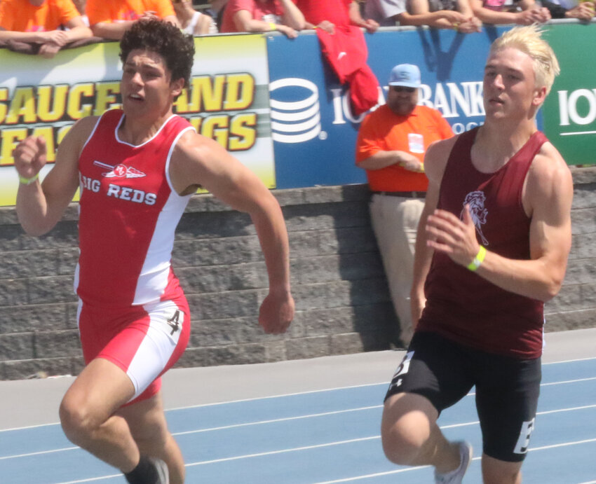 Missouri Valley's Chris Dworak picked up a third place medal at the Class 2A State Track Championships at Drake Stadium in Des Moines on May 18.