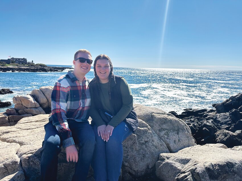 A beautiful day on the coast of Maine, with the edge of Walkers Point just over my right shoulder.