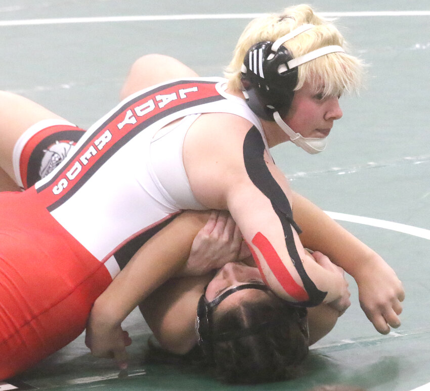 Missouri Valley's Kelcee McMillen picked up a second place finish at the Western Iowa Invite on Nov. 23 at Onawa.