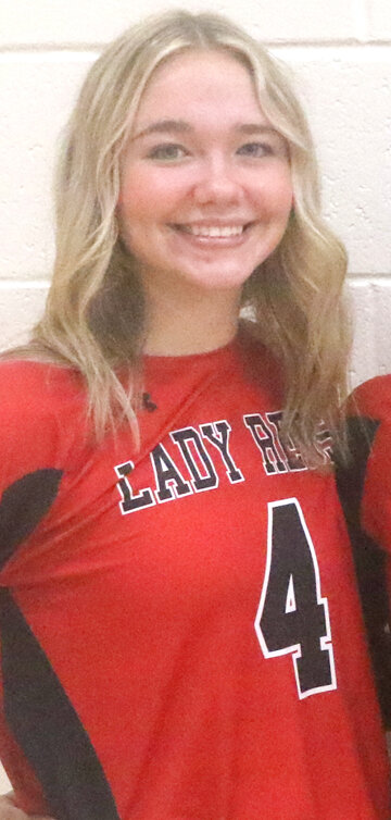 Grace Herman (sr.).MV Lady Reds volleyball