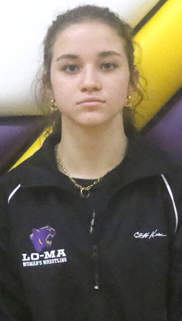 Caydi Schafer.Panthers wrestling