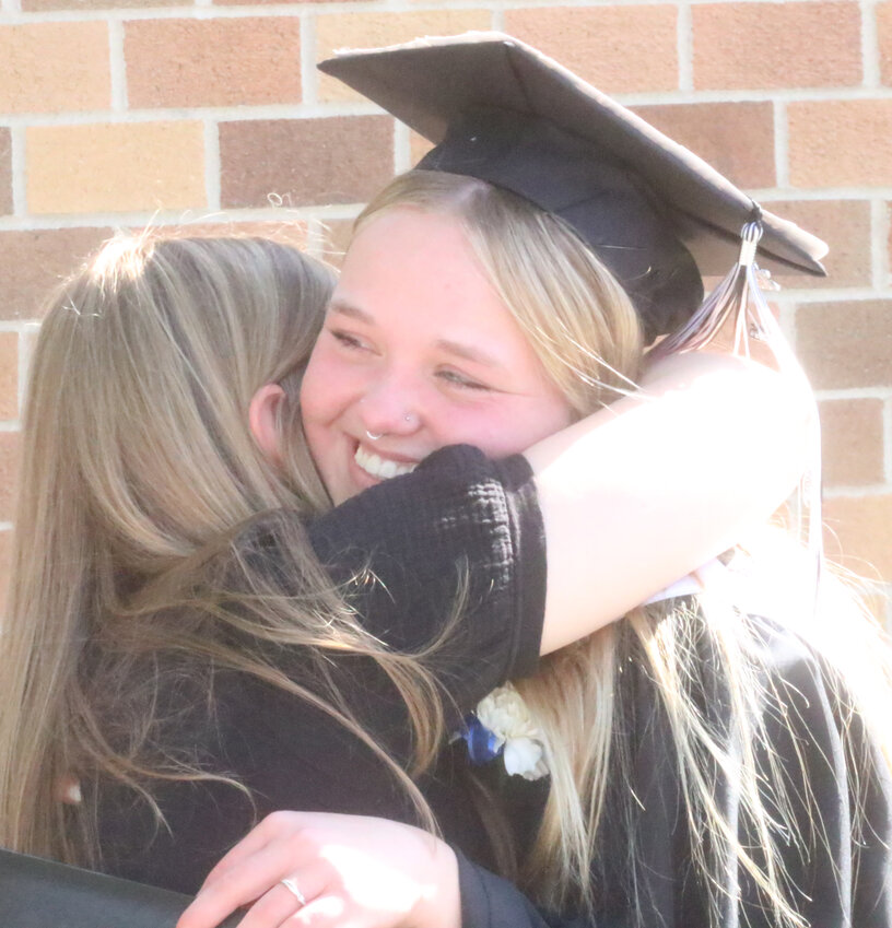 2025 West Harrison Graduation:  Zoey McWilliams is all smiles after the high school graduation ceremony on May 11 in Mondamin.