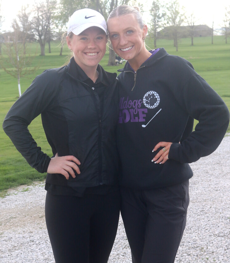Woodbine's Charlie Pryor (left) and Boyer Valley's Reese Miller (right) both chipped in 2025 RVC First Team All-Conference Golf honors this past spring.