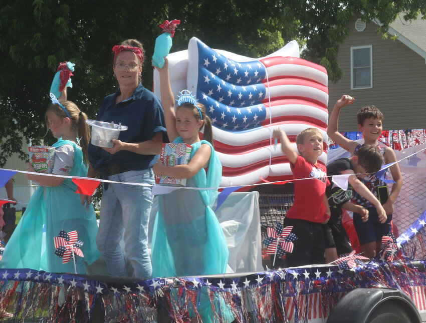 HERITAGE DAYS:  The Kiwanis K-Kids Club took first place in the Kids Division.