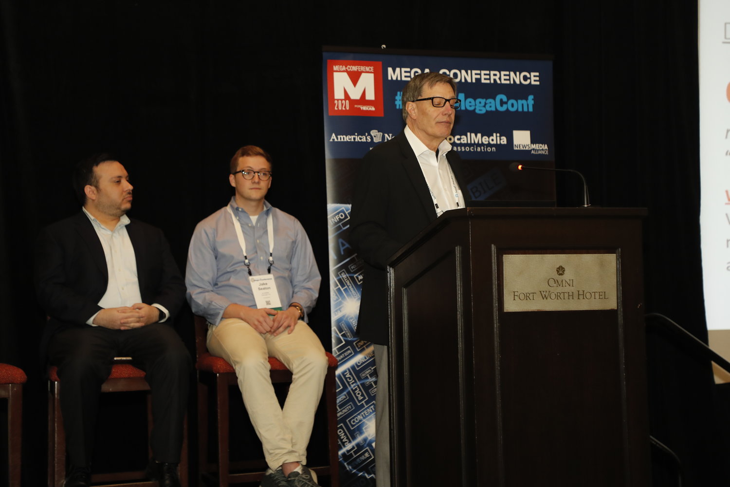Local News: Under-the-radar Innovations at and for Community Papers" at the 2020 Mega-Conference. (Photo by Bob Booth)