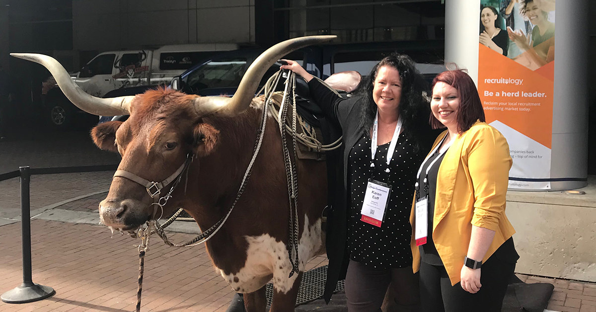 Recruitology sponsored a Live Longhorn at the 2020 Mega-Conference.