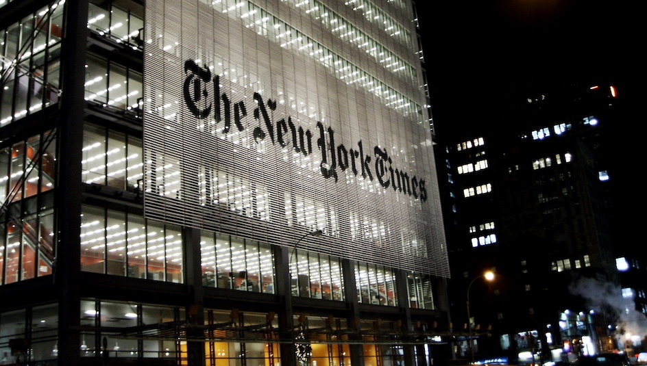 The New York Times has built an incredibly successful digital subscription business, but the concern for many publishers is if they can sustain that momentum in tougher economic times. (Photo by Javier Do / Wikimedia Commons)