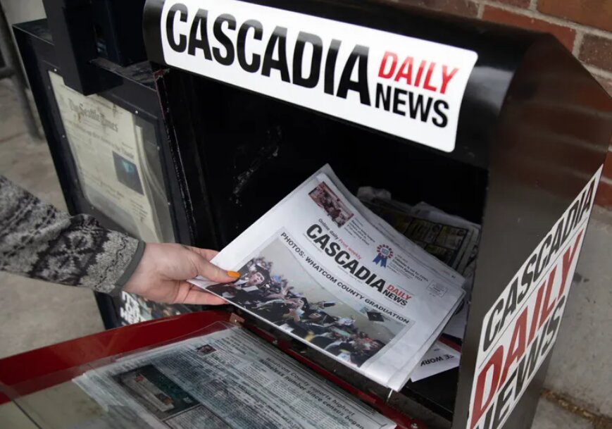 Cascadia Daily News, Bellingham’s independent, startup newspaper, is moving its publication day to Fridays and ramping up digital coverage as it enters its second year of service in Northwest Washington. (Hailey Hoffman / Cascadia Daily News)