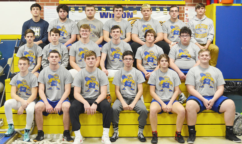 Wilton Varsity Wrestling&mdash;Front row from left, Dalton Snider, Zach Delever, Coy Baker, Blake Conklin, Mea Burkle, Braeden Vandervoort; middle row, Gage Oien, Kael Brisker, Clayton Cooling, Cory Anderson, Trey Sulzberger, Dylan Miller; back row, Cameron Keith, Zach Rubendall, Michael Proctor, Calib Lilly, Briggs Hartley, Jacob Creamer, Brian Stillman. Not Pictured: Colton Cruse; and managers Mila Johnson, Ansley Boorn, Anna McQuillen, Natalie Huston, Cheyenne Rae, Emily Fausel, Ryleigh Stevens. The Beavers are coached by Gabe Boorn.