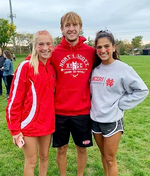Bailey Boddicker, Luke Crawford and Faith Nead were happy to be in Fort Dodge.