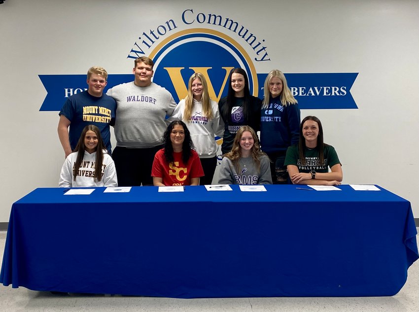 Front, left to right: Madelyn Wade, Joann Martin, Peyton Souhrada, and Ella Caffery. Back left to right: Nolan Townsend, Briggs Hartley, Kelsey Drake, Carly Puffer, and Payton Ganzer. Contributed photo
