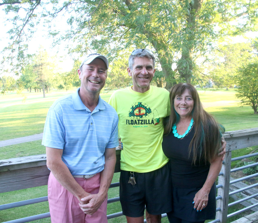 Heath Christians, left, bought Rustic Ridge golf course last week from Kevin and Sandy Wohlford.