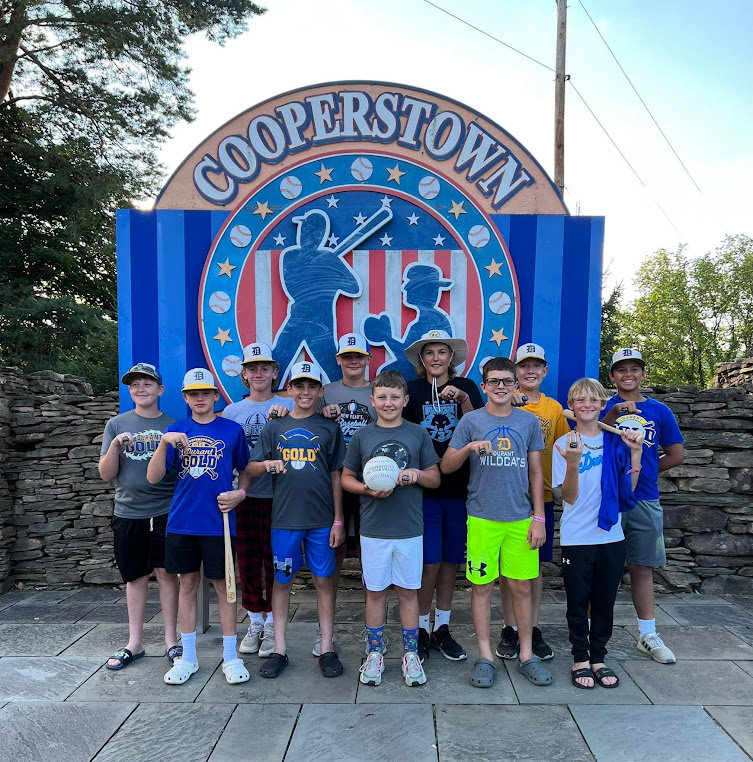 The Durant Gold 12U team traveled to Cooperstown, New York, for a tournament in July.