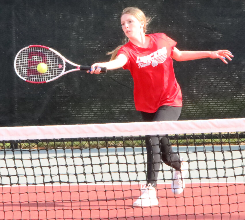 Lancer senior Vianne Jackson is as consistent as it gets. She has won a singles or doubles match in all eight of North Scott's duals this season