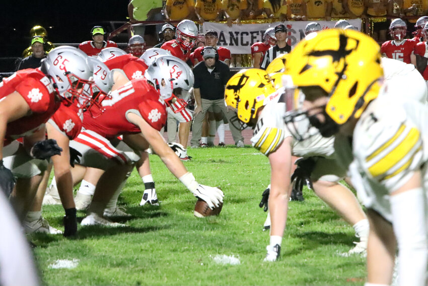 Everyone inside Lancer Stadium was locked in for battle in one of the most anticipated games on North Scott's and Waverly-Shell Rock's 2023 football calendar.