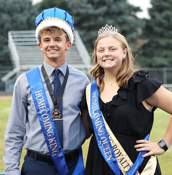 Charles Huesmann and Kaetlyn Hansell were crowned King and Queen on Wednesday, following the parade.