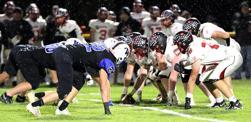 In the rain, Wilton and West Branch went head-to-head in a battle for District 5 supremacy.