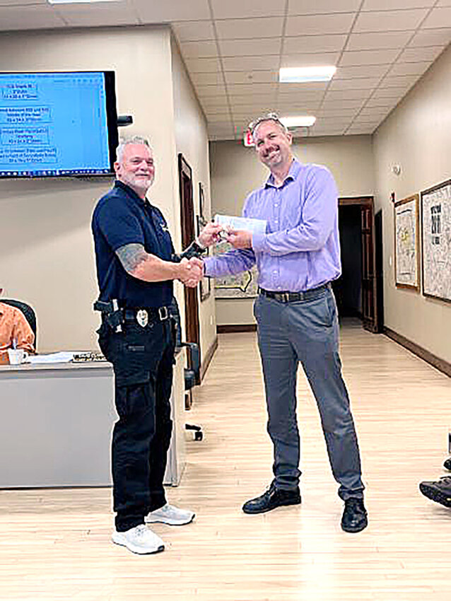 The Wilton Police Department welcomed a new veteran officer, as Brian Meyer was sworn in during the Oct. 9 city council meeting. Meyer was hired at a rate of $30.68 per hour. He has 25 years of experience in law enforcement.