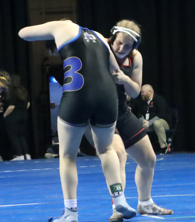 Junior Madison Andrews started last season as the girls' wrestling team manager. On Friday, she made history as the Lancers' first two-time state qualifier.