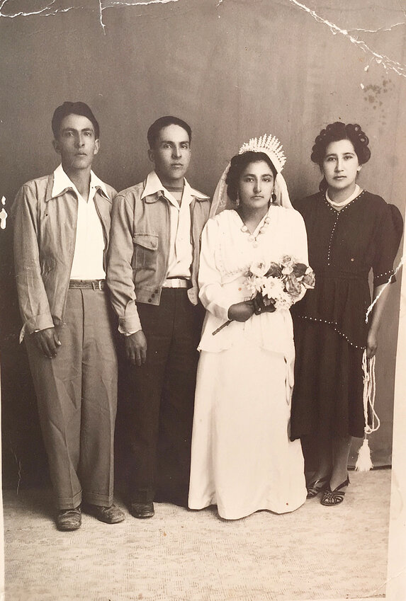 My paternal grandparents, Ma. Reyes Hernandez and Jose Espinoza on their wedding day