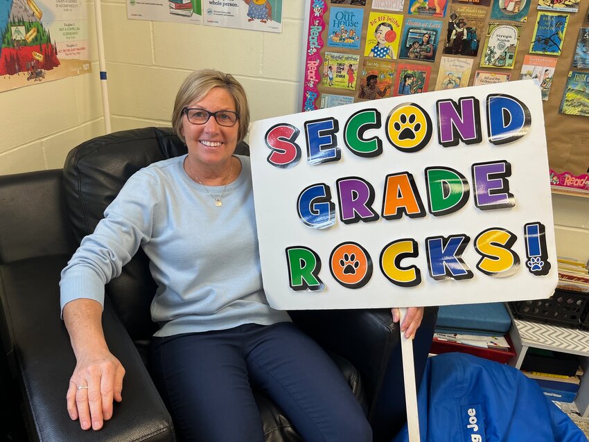 Laurie Sabers will finish her 33-year career as a second-grade teacher for Wilton Elementary School