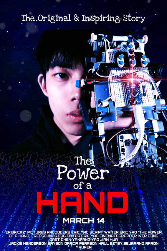 West Liberty High School junior Eric Yao is the subject of &ldquo;The Power of the Hand,&rdquo; which covers his journey of building prosthetic limbs out of LEGO. &quot;This documentary represents a lifelong endeavor, filled with immense personal significance,&quot; Yao shares