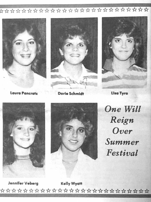1984: Eldridge summer festival queen candidates