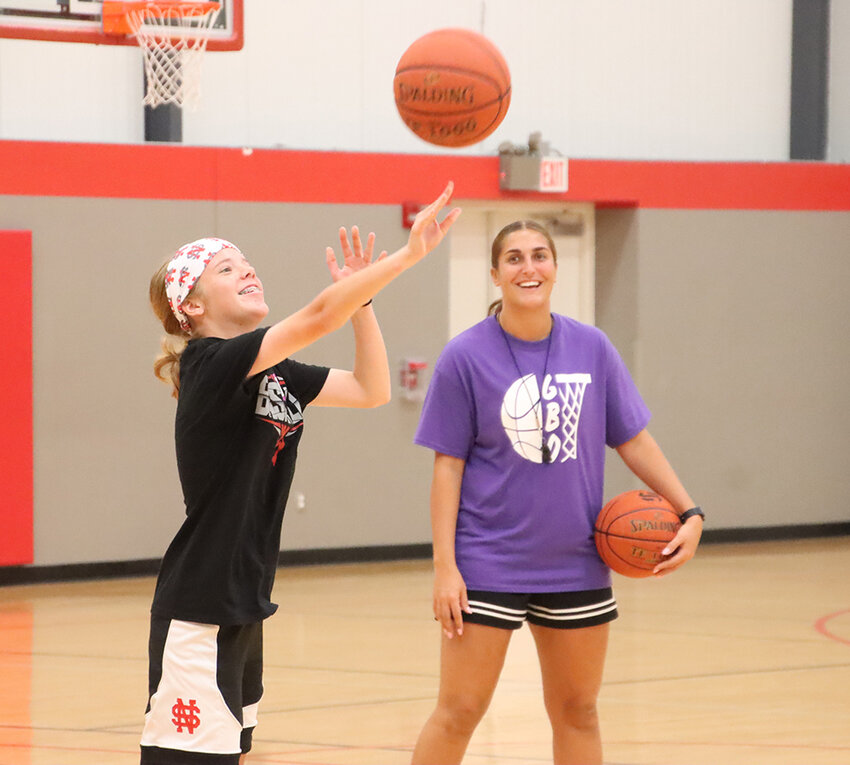 Grace Boffeli offered up her tricks of the trade to girls in grades 5-12 last weekend.