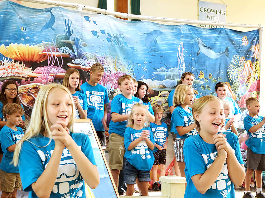 SCUBA Vacation Bible School program at the Nichols Christian Church on Aug. 4, 2024.