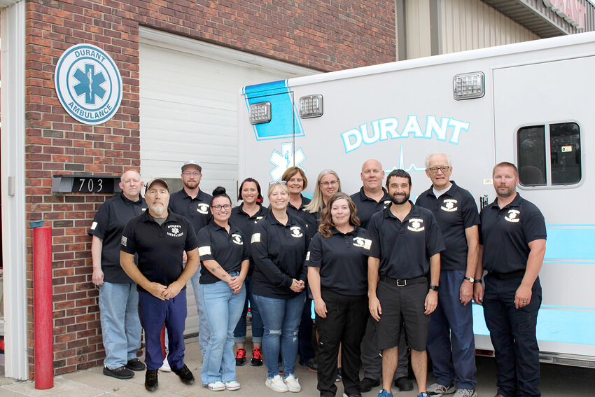 Front row from the left:  Brent Whitlock, McKenzie Hilbert, Julia Hilbert, Lori Gruman, Dan Sterner  Back row from the left:  Jeff Hogan, Chase Voelkers, Diane Quiram, Corrie Johnson, Matt Van Sloten, Dennis Frisch, Andrew Gruman. Members not photographed are Kim Lopez, Bruce Skahill, Sue Henderson, Dale Toyne, and Preston Paarman.