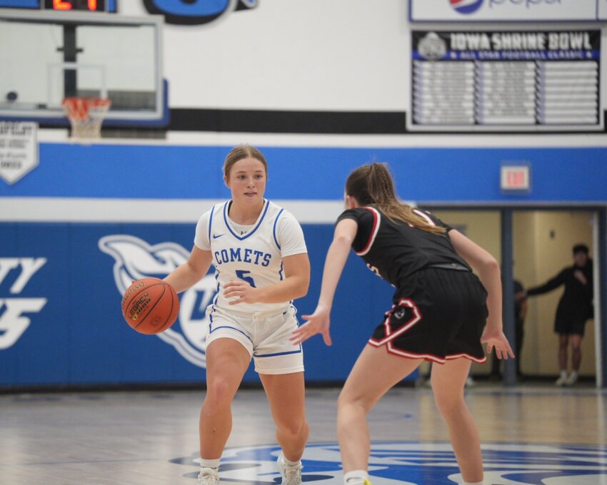 Comet senior Pearson Hall scored 782 points and dished out 253 assists in her West Liberty basketball career.Index Photos by Kohlton Kober