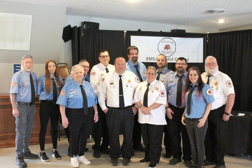 FR/EMS Dale Dick, FR/EMS Amanda DeBates, FR Phyllis Ash, Dispatcher/EMS Chase Schiffke, Captain Mitchel Ash, Chief/EMS Craig Ash, FR/EMS C.J. Buckley, FR/EMS Nate Bell, Deputy Chief/EMS Pam Huber, FR/EMS Jon Schiffke, Deputy Chief/EMS Tim Huber, FR/EMS Rachael DeBates
