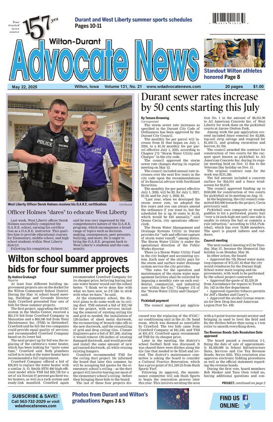 Advocate News &mdash;&nbsp;May 22, 2025