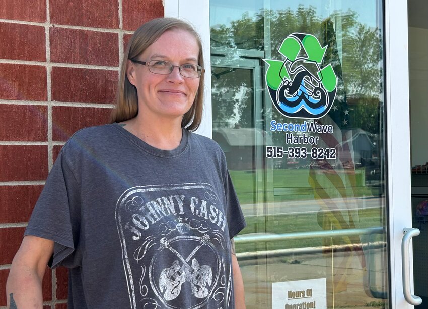 SecondWave Harbor Thrift Store co-owner Allison Maether.