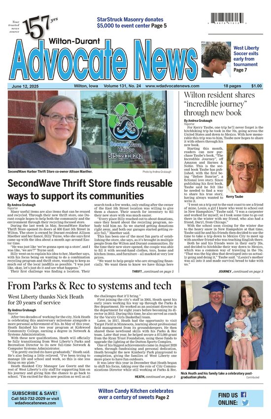 Advocate News &mdash;&nbsp;June 12, 2025