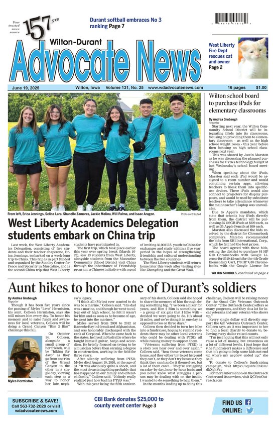 Advocate News &mdash;&nbsp;June 19, 2025