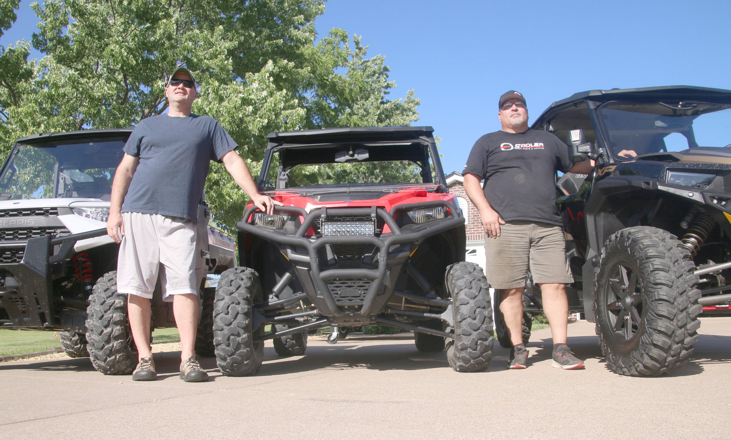 Jason Feller and Marty Scheckel of Long Grove no longer have to trailer their ATVs to reach gravel roads just a block from their homes.