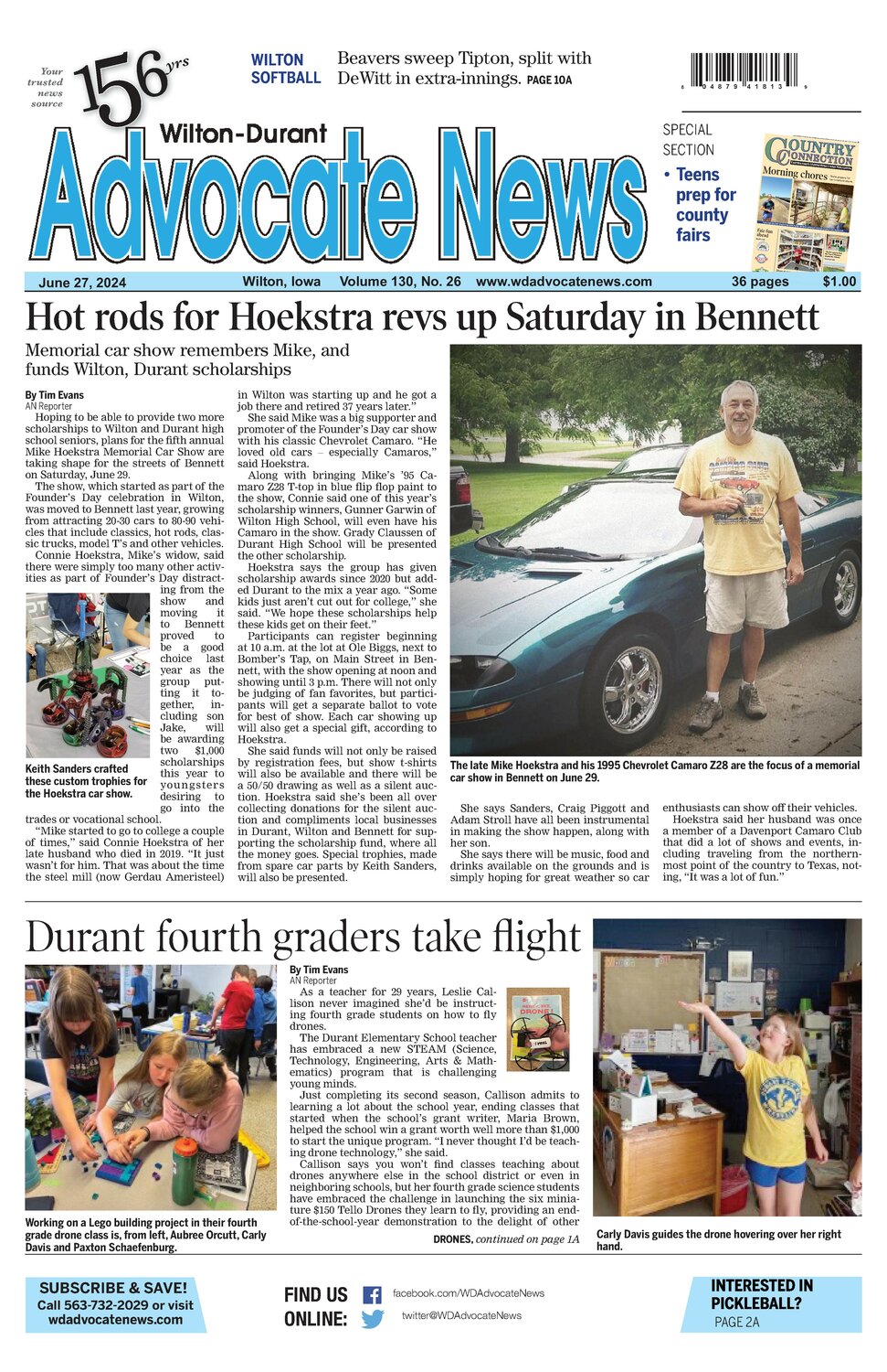 June 27, 2024 Advocate News | Wilton-Durant Advocate News