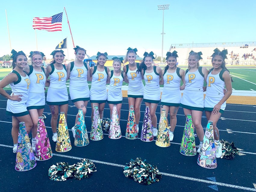 Pampa High School Cheerleader&rsquo;s Megaphones Painted by Roberson