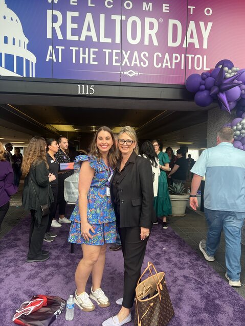 Local realtors Lilly Price Brewer and Maxine Watson