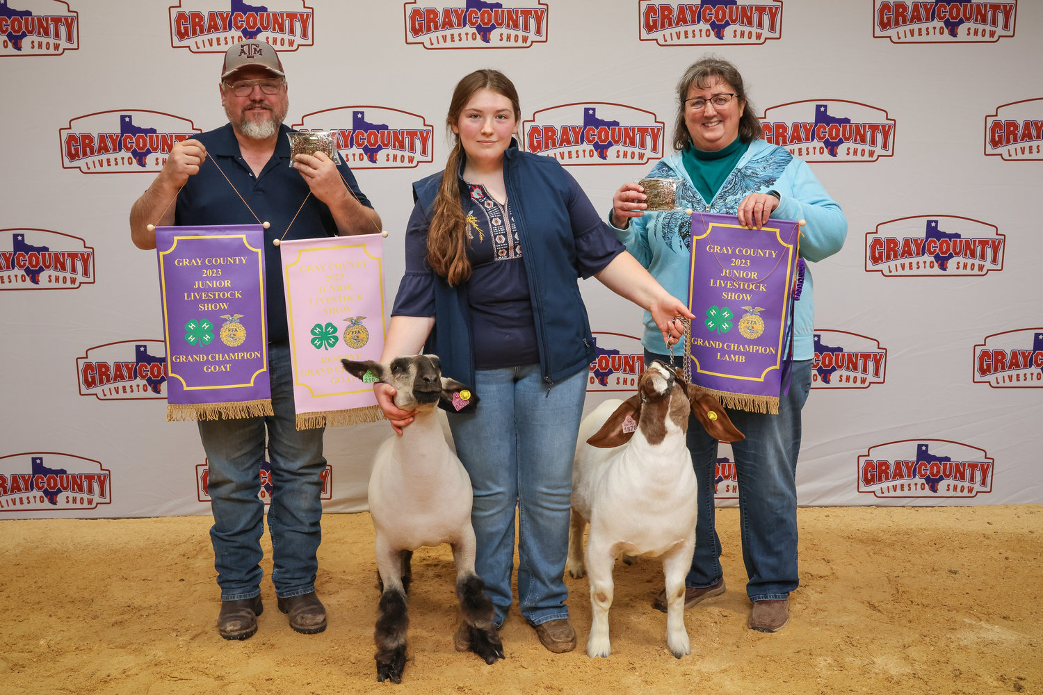 Rebecca Scott, Grand Champion for Lamb and Goat