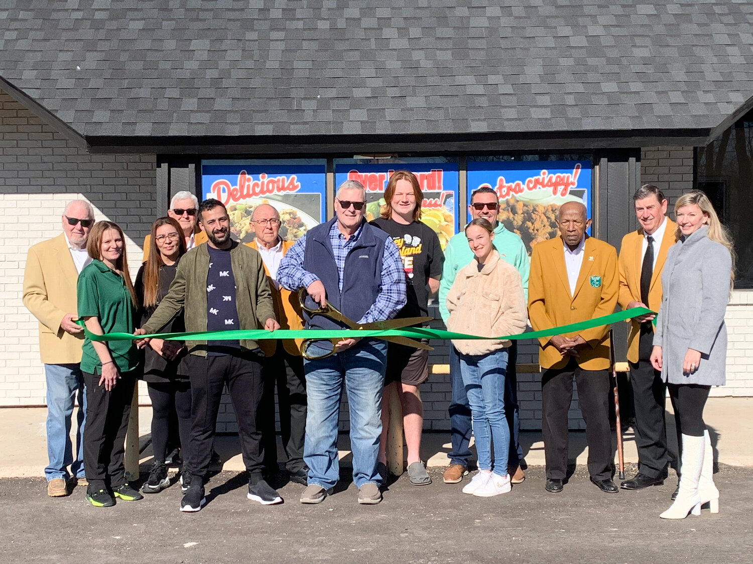 Ribbon cutting at Sam's Southern Eatery