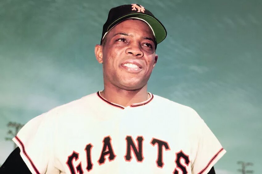 San Francisco Giant Willie Mays in 1955.