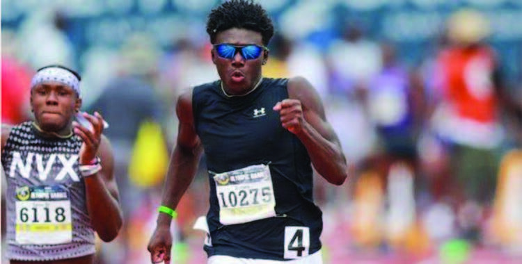 Le’Ezra Brown is the first Gatorade North Carolina Boys Track & Field Player of the Year to be chosen from Dudley High School.
