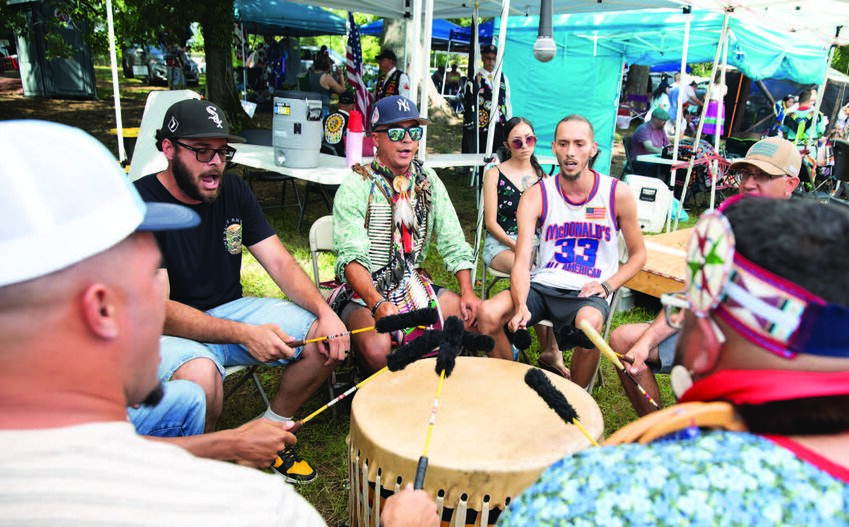 Native American drummers