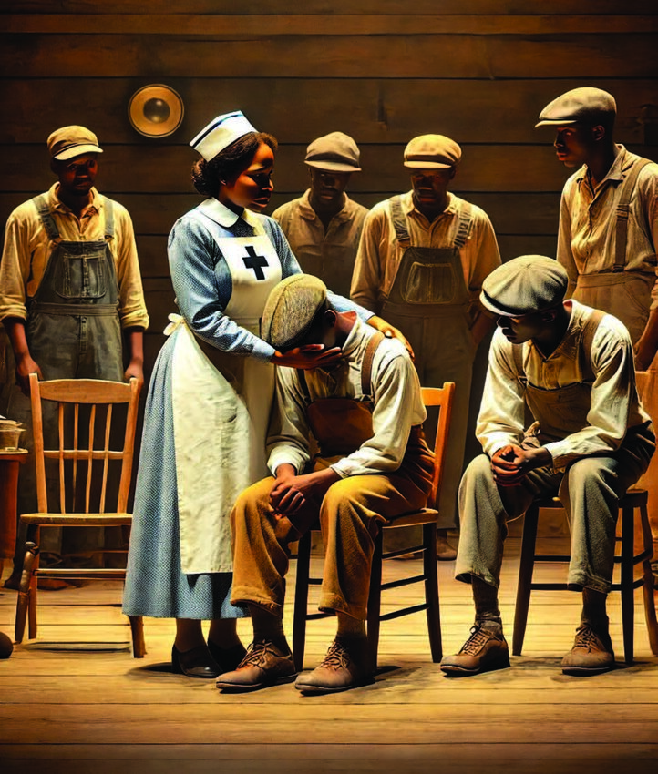 Artist’s rendering of Miss Evers’ Boys.