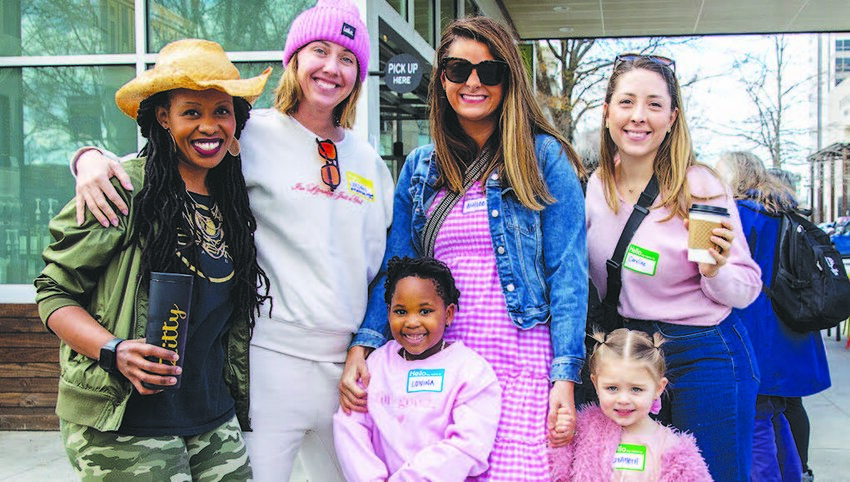 (L-R): Zitty Nxumalo, Jordan Lacenski, Ashlee Wagner, Caroline Wilson, Lowina and Elizabeth Wagner.